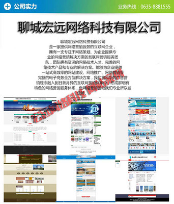 聊城宏远网络公司|阳谷网站建设优化